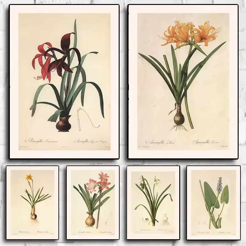 Home Office Gif - Vintage Botanical Posters Diamond Painting And