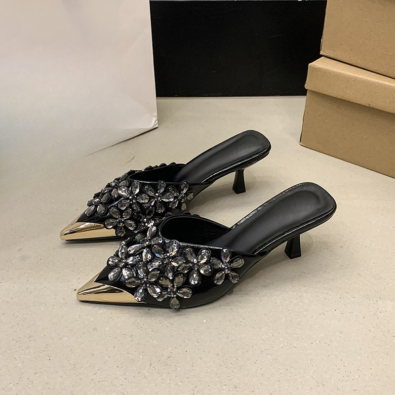Home Office Head - Pointed Toe Stiletto High Heel Baotou