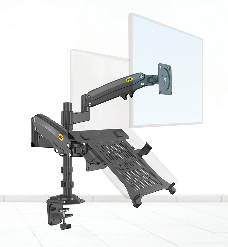 Monitor Arm Dual - Desktop NB H180-FP Gas Spring Dual