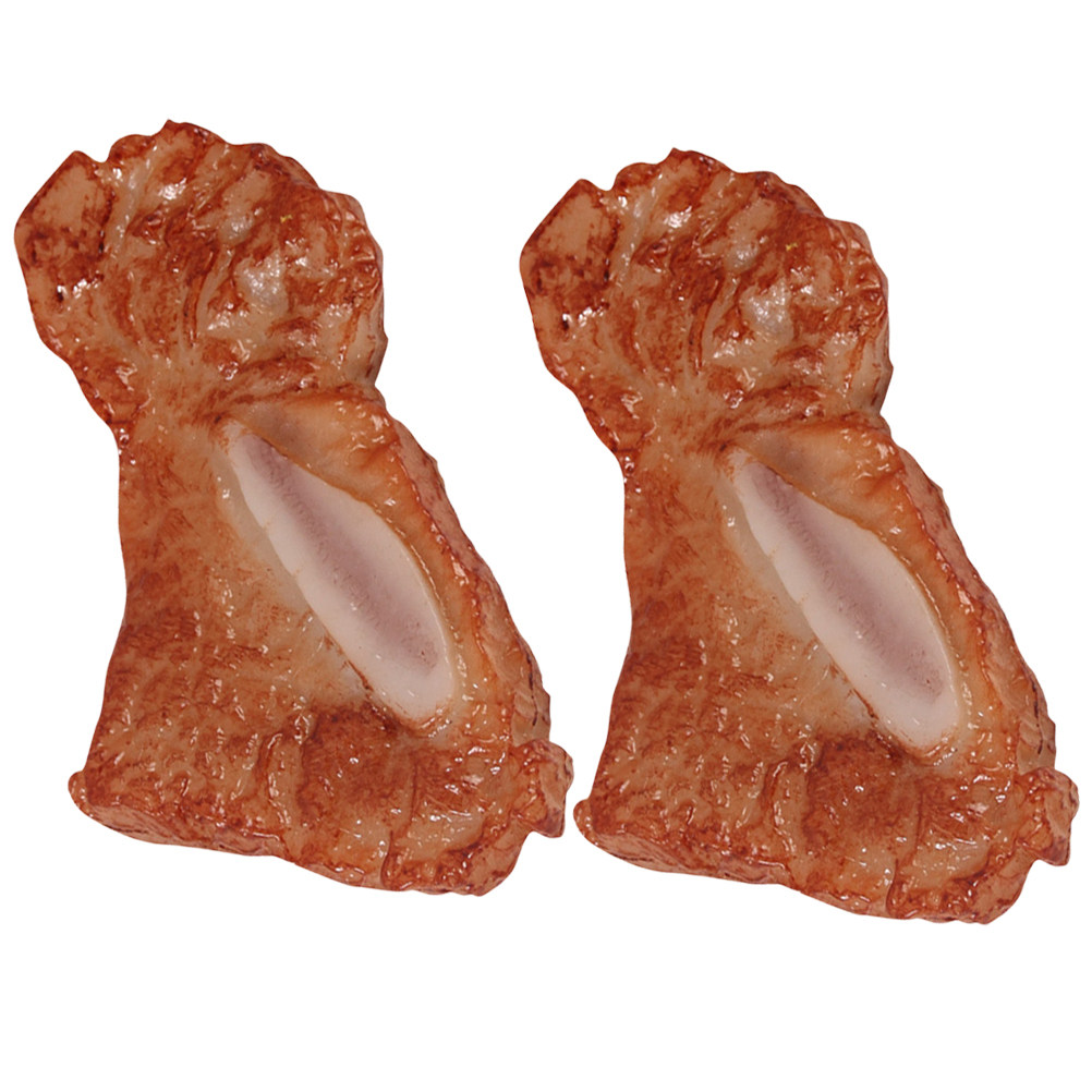 Home Office Simulator - 2Pcs Simulation Ribs Cowhide Shape Funny