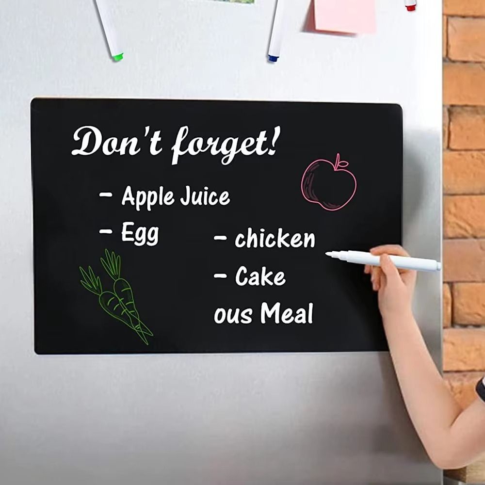 Whiteboard Magnetic - Multi-purpose PET Magnetic Blackboard A3/A4/A5 Removable