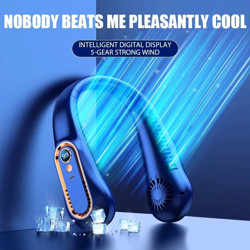 Usb Desk Fan - Neck Bladeless Fan Mini Ultra Long