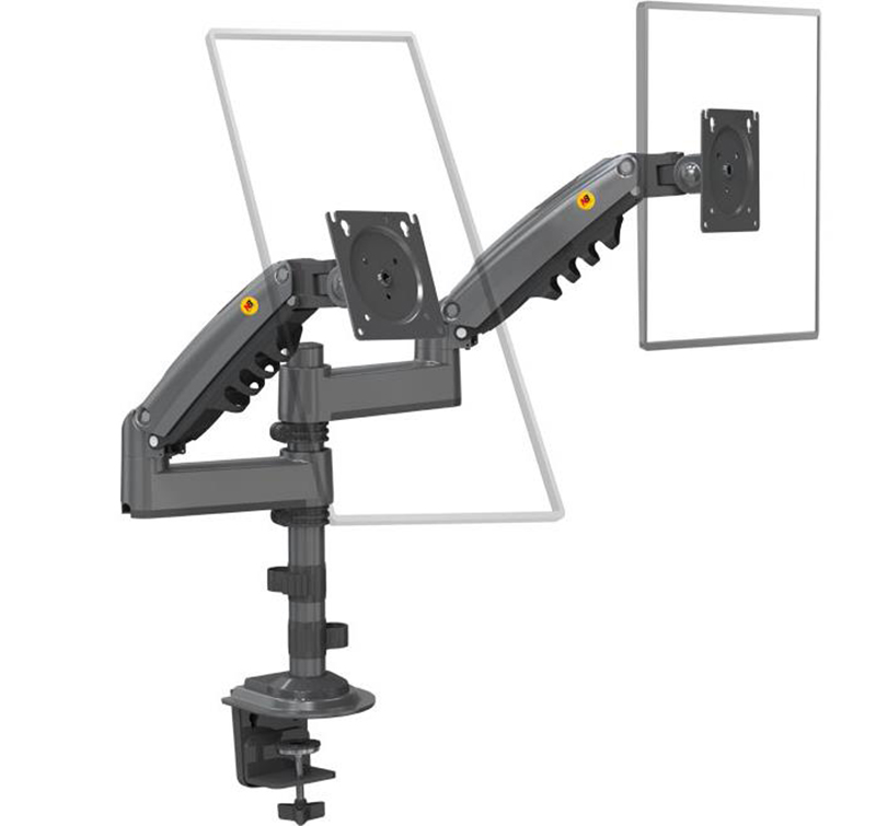 Monitor Arm Dual - NB H180 Double monitor desk Holder