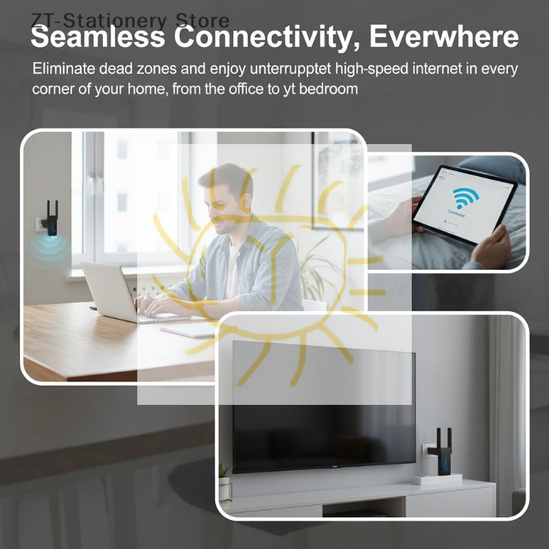 Home Office Laptop - Plug and Play USB 3.0 WiFi