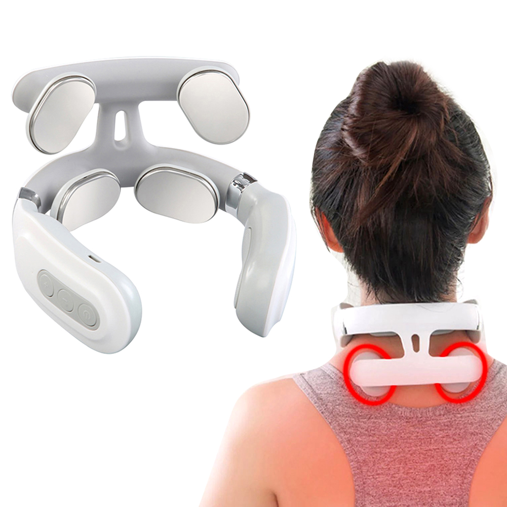 Home Office Head - Portable 4 Heads Vibration Back Massager