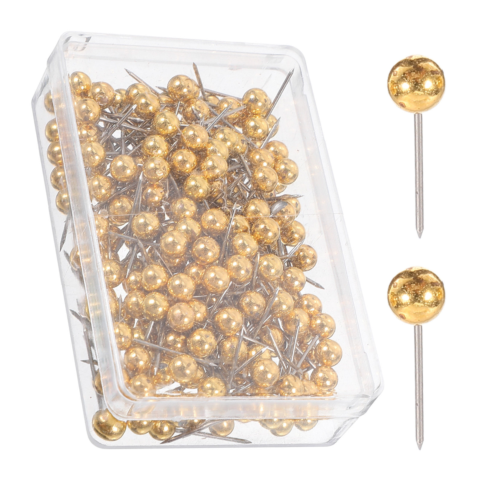 200Pcs Gold Decorative Push Pi - Home Office Head のレビューと価格