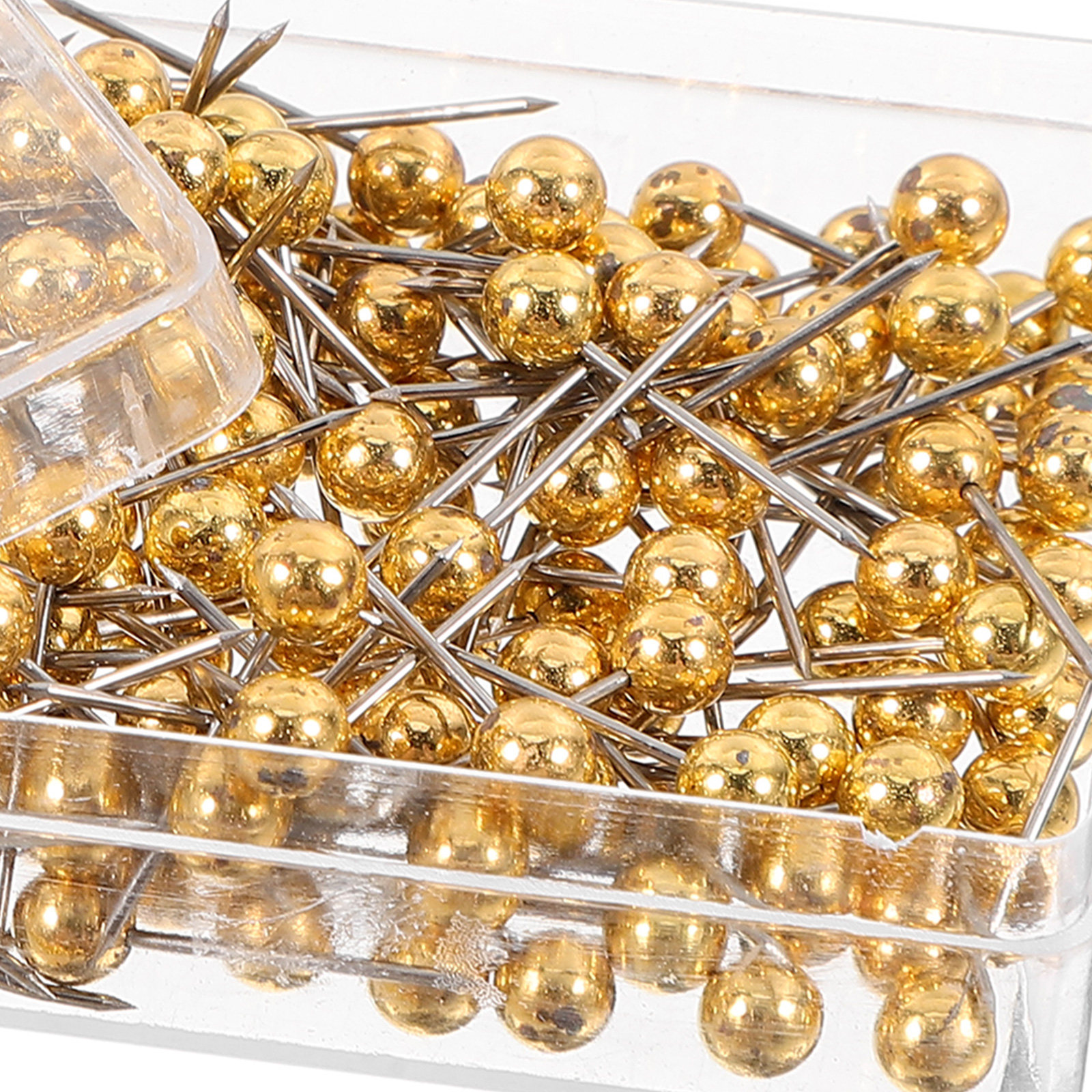 200Pcs Gold Decorative Push Pi - Home Office Head のレビューと価格