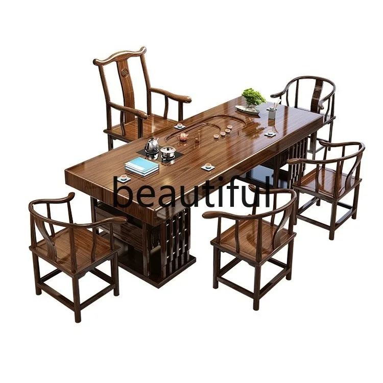 E153 Log large board tea table - Home Office Login のレビューと価格