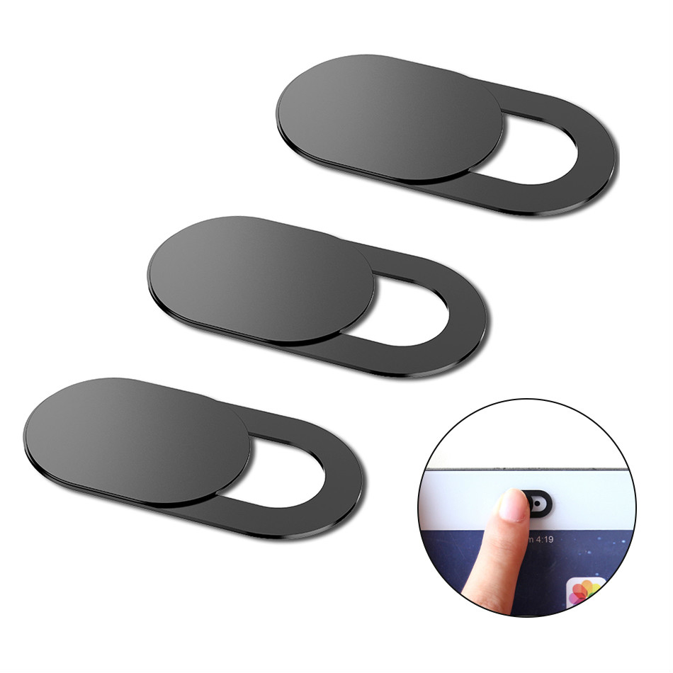 3pcs Black Plastic Webcam Cove - Home Office Laptop のレビューと価格