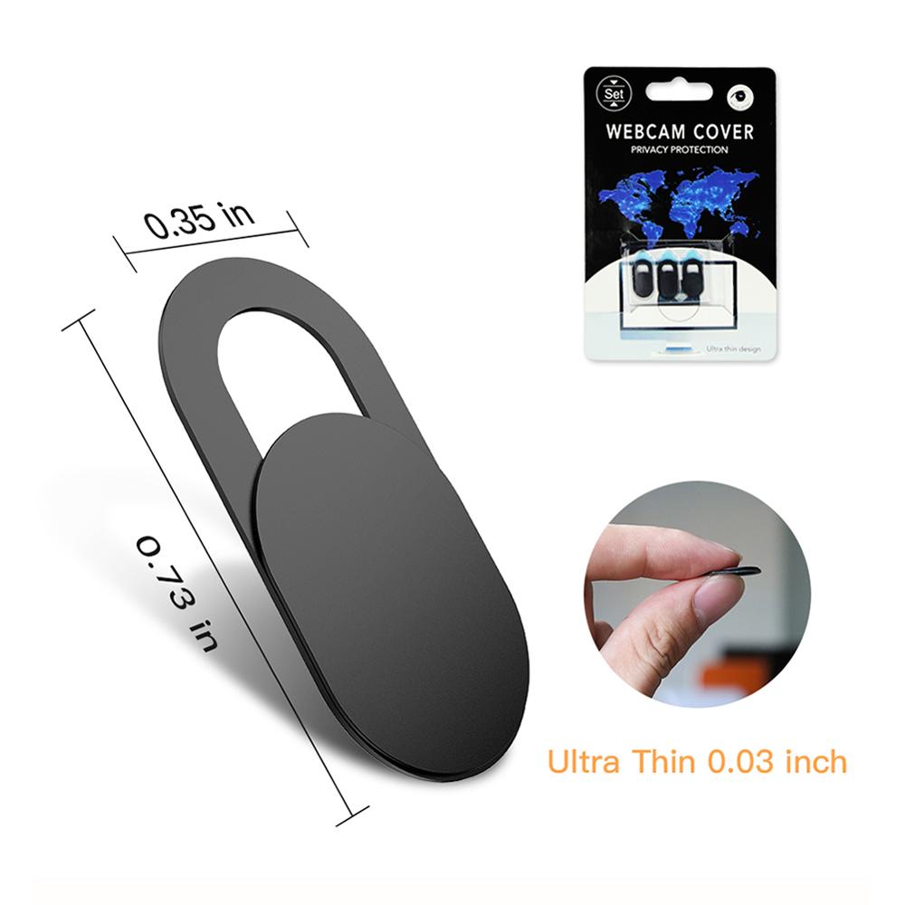 3pcs Black Plastic Webcam Cove - Home Office Laptop のレビューと価格