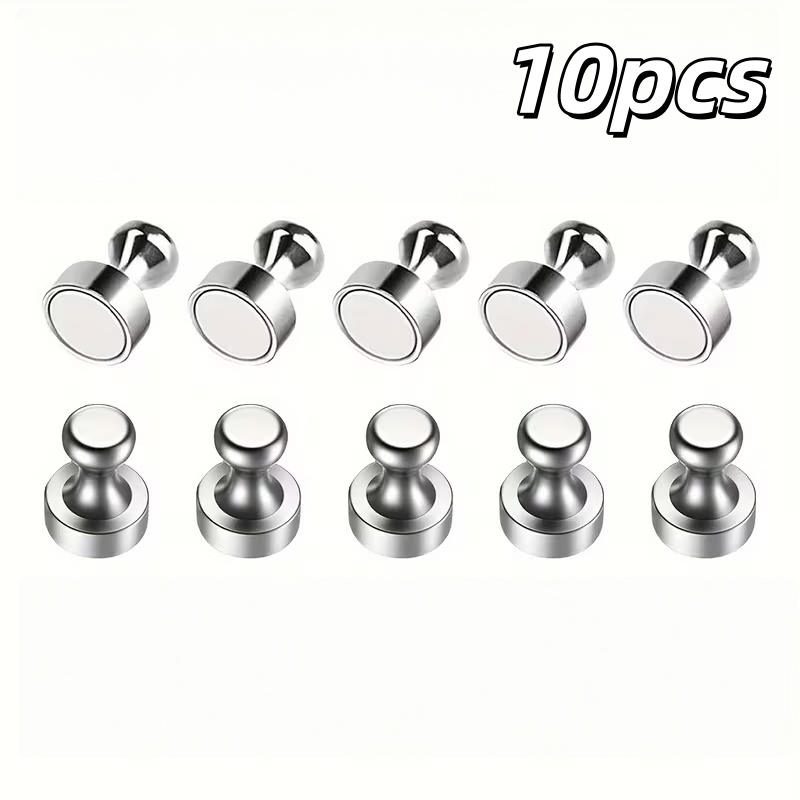 10 PCS Silver Magnetic Push Pi - Whiteboard Magnetic のレビューと価格