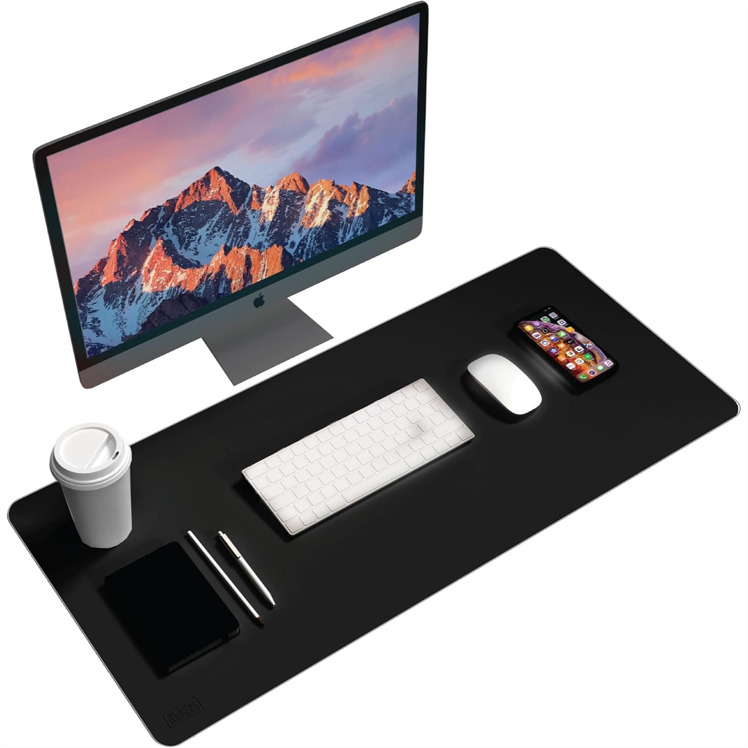 Faux Leather Desk Mat for Keyb - Desk Mat Leather のレビューと価格