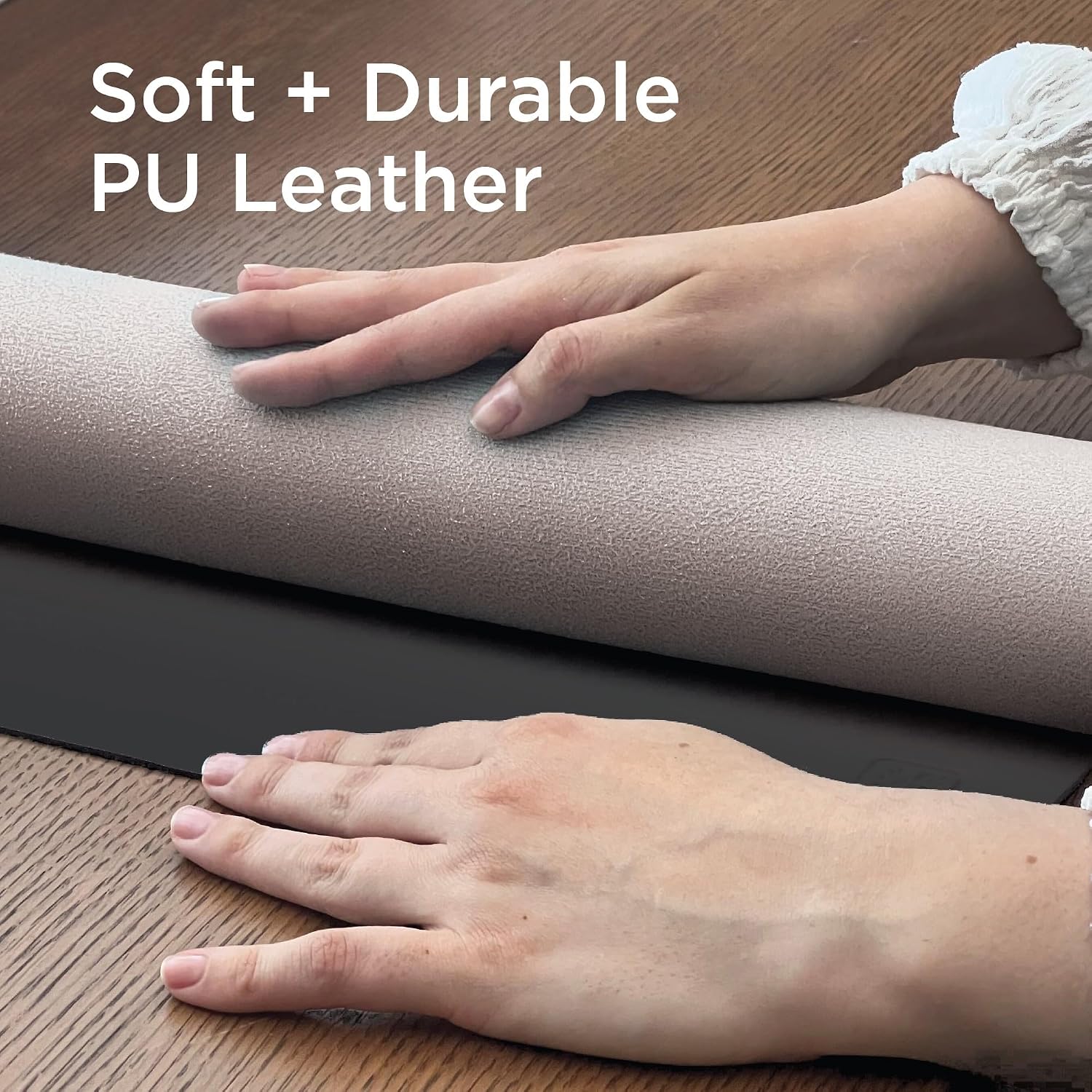 Faux Leather Desk Mat for Keyb - Desk Mat Leather のレビューと価格