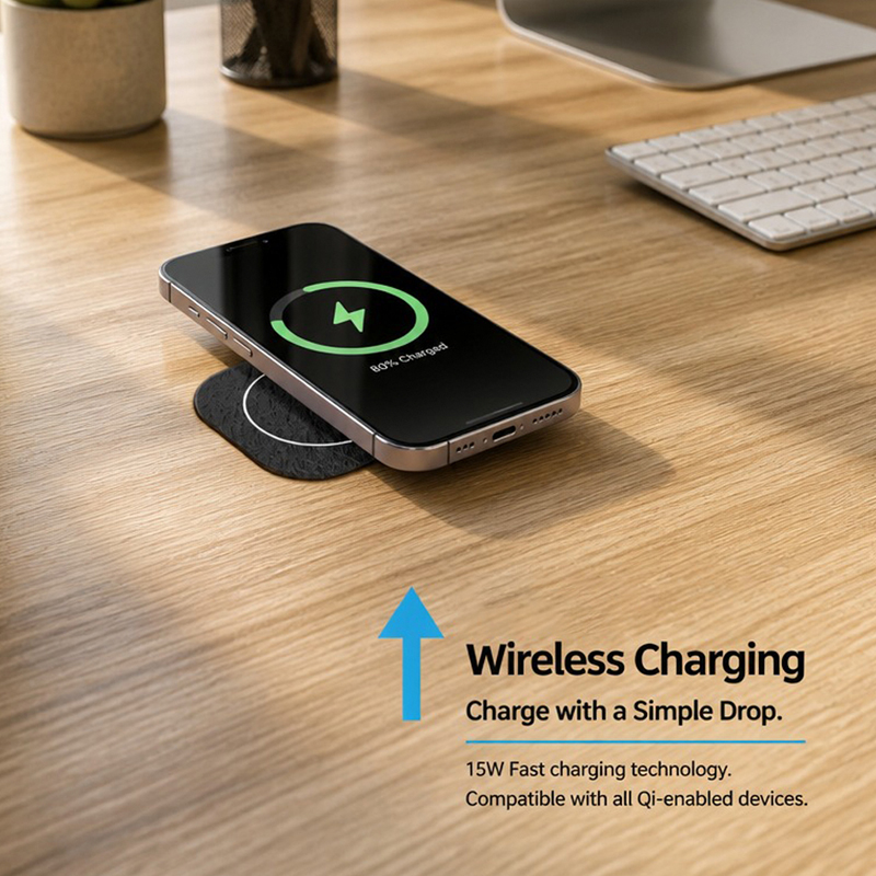 15W Built-in Wireless Charger  - Home Office Uk のレビューと価格