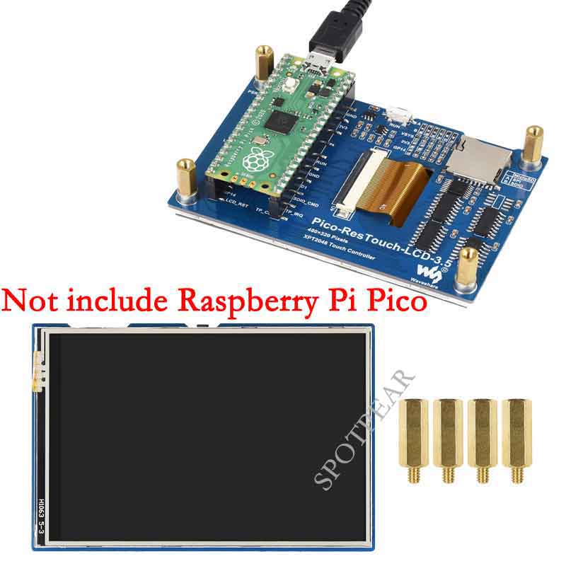 Raspberry Pi Pico 3.5inch LCD  - Monitor Arm Dual のレビューと価格