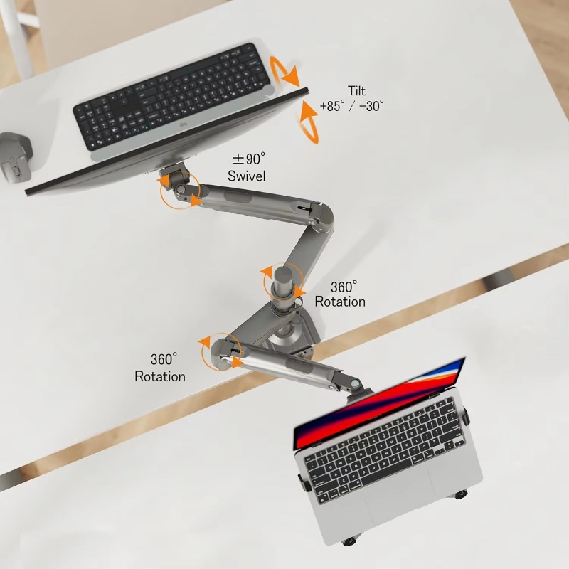 Dual Arm 2 in 1 Combo Laptop M - Monitor Arm Dual のレビューと価格