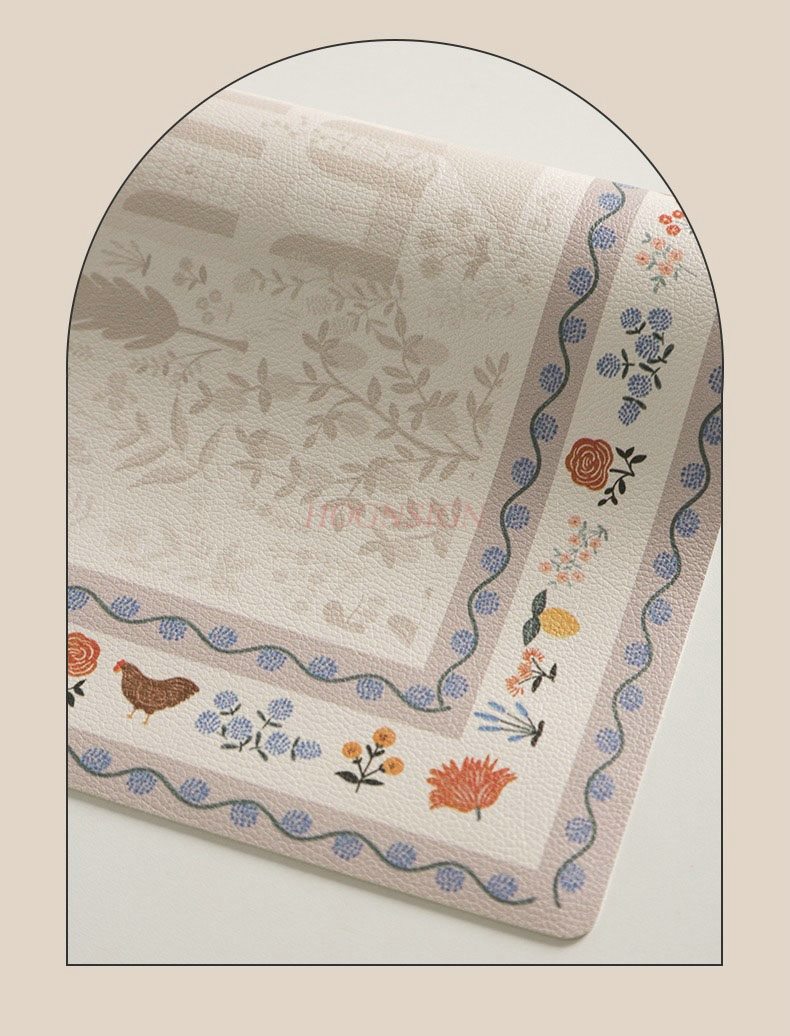 1pcs Middle aged pastoral leat - Desk Mat Leather のレビューと価格