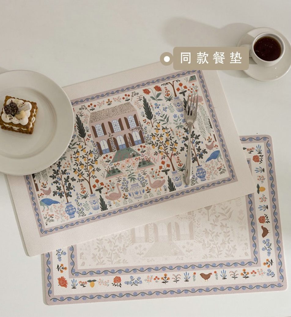1pcs Middle aged pastoral leat - Desk Mat Leather のレビューと価格