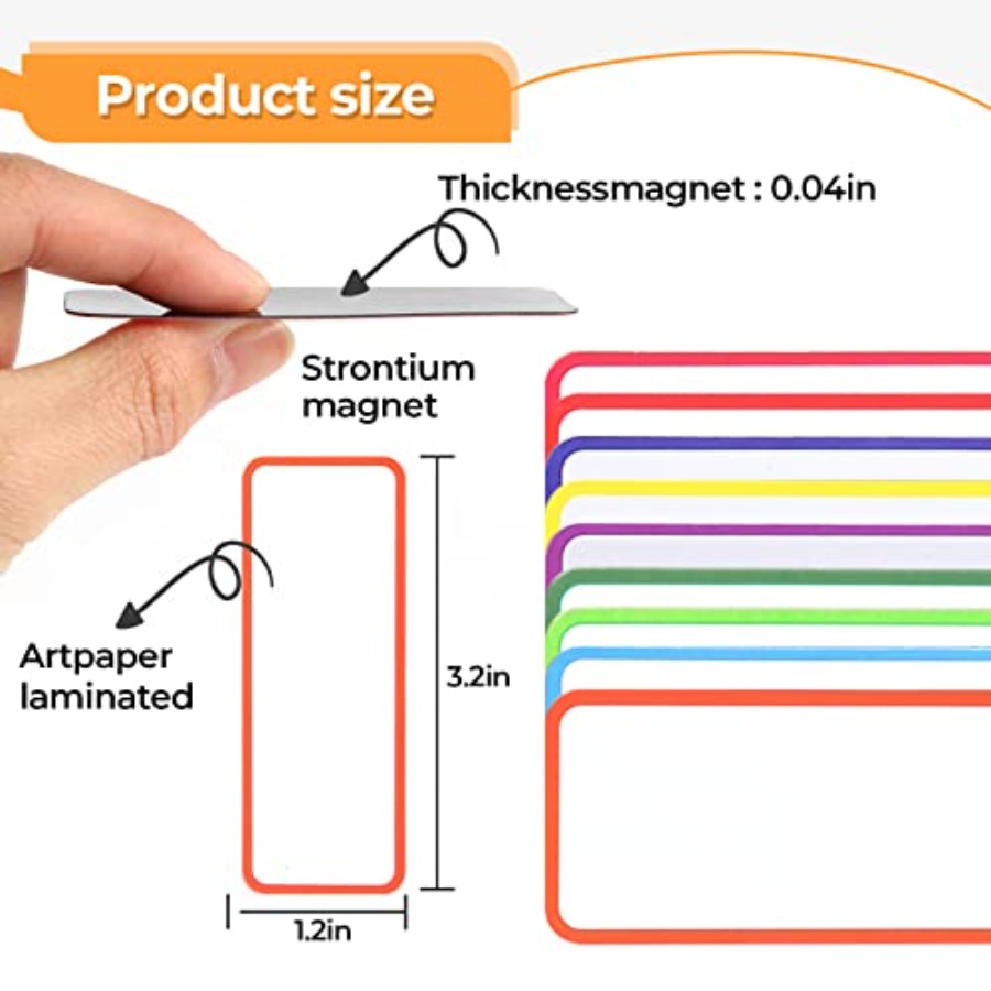 54pcs Magnetic Dry Erase Label - Whiteboard Magnetic のレビューと価格