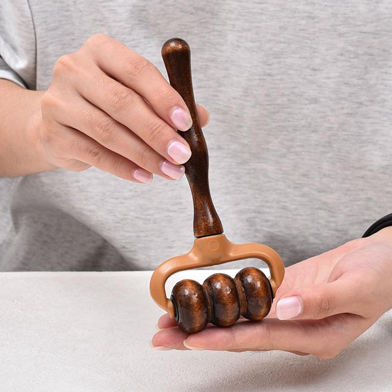 New Wooden Massage Roller Hand - Home Office Head のレビューと価格