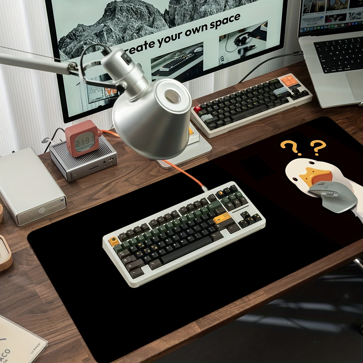 Cute Duck Theme Design, Questi - Home Office Questions のレビューと価格