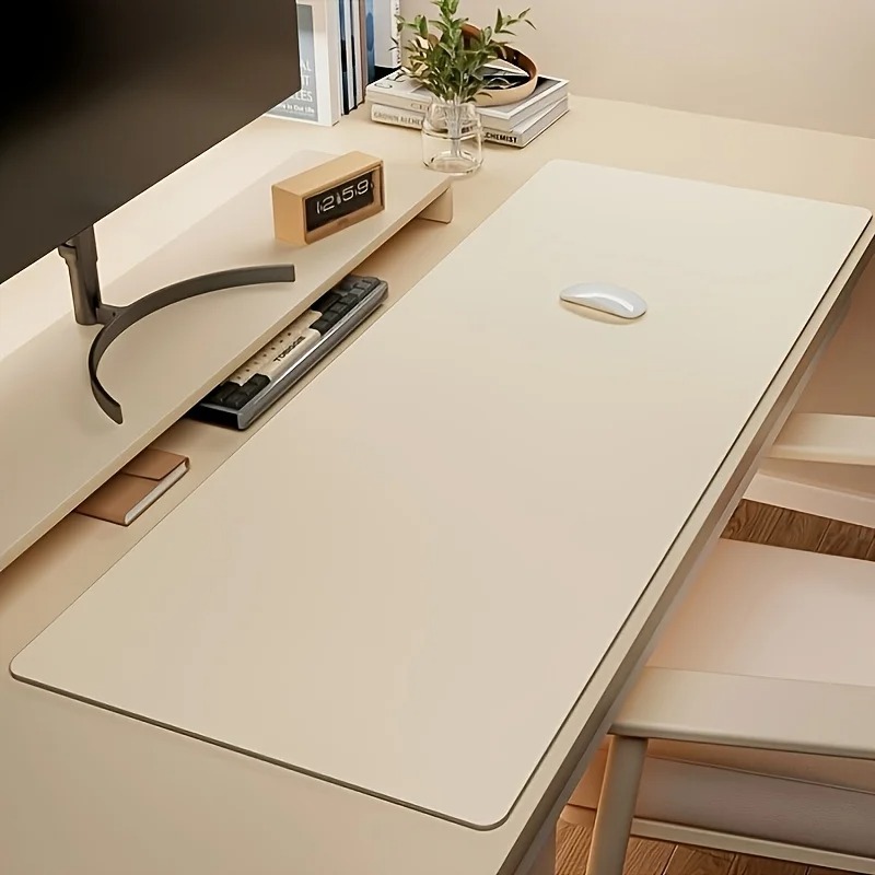 1pc Large Faux Leather Mouse P - Desk Mat Leather のレビューと価格