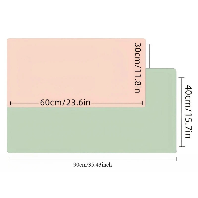1pc Large Faux Leather Mouse P - Desk Mat Leather のレビューと価格
