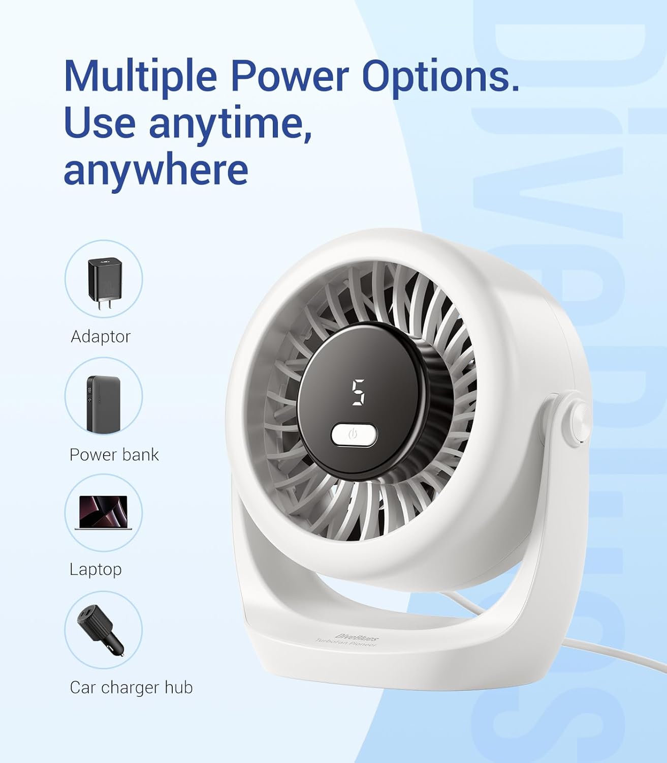 USB Desk Turbo Fan, Ultra-Quie - Usb Desk Fan のレビューと価格