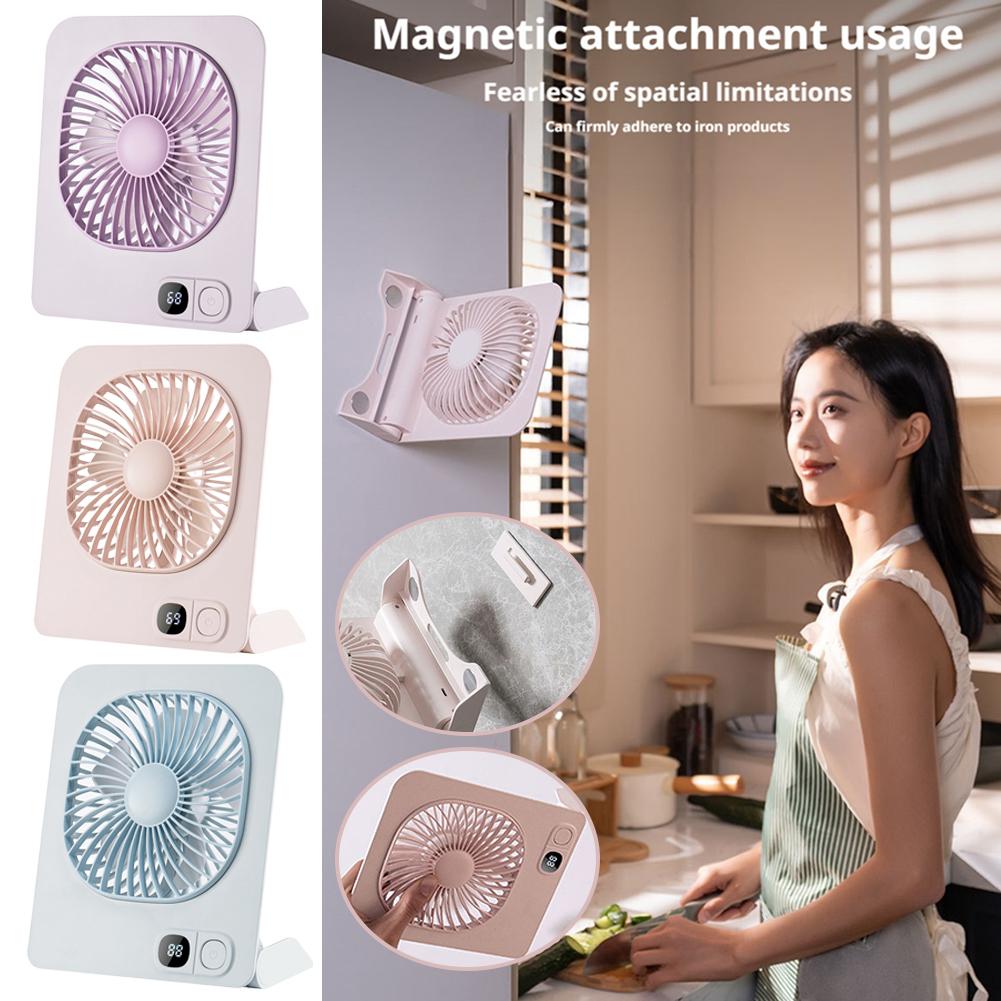 USB Rechargeable Magnetic Mini - Usb Desk Fan のレビューと価格