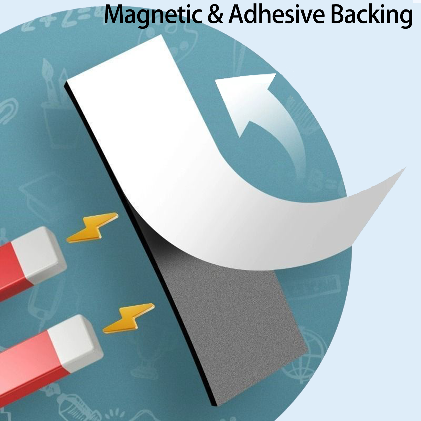 90 Pcs/Set Flexible Self-Adhes - Whiteboard Magnetic のレビューと価格