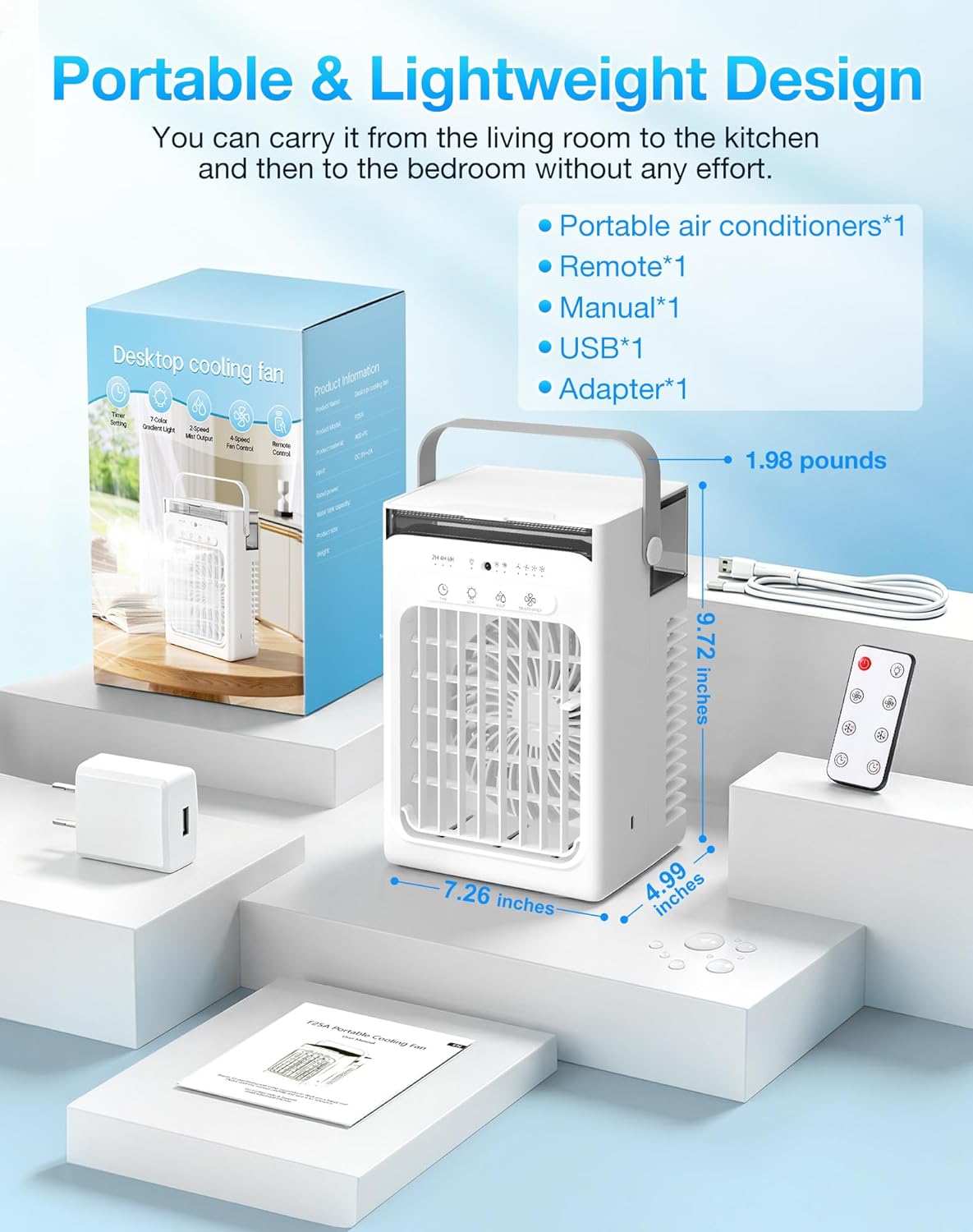Mini Personal Evaporative Cool - Usb Desk Fan のレビューと価格