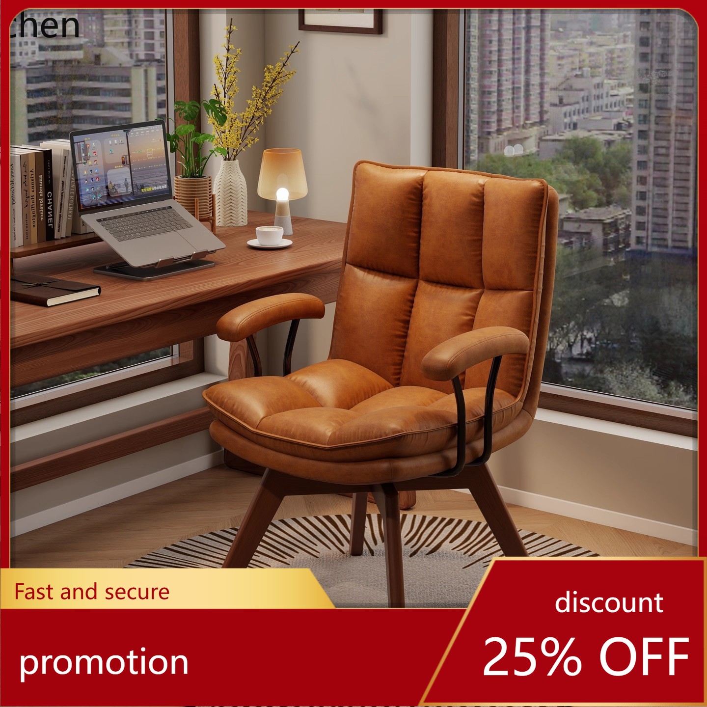CZ Home Solid Wood Swivel Desk - Home Office Login のレビューと価格