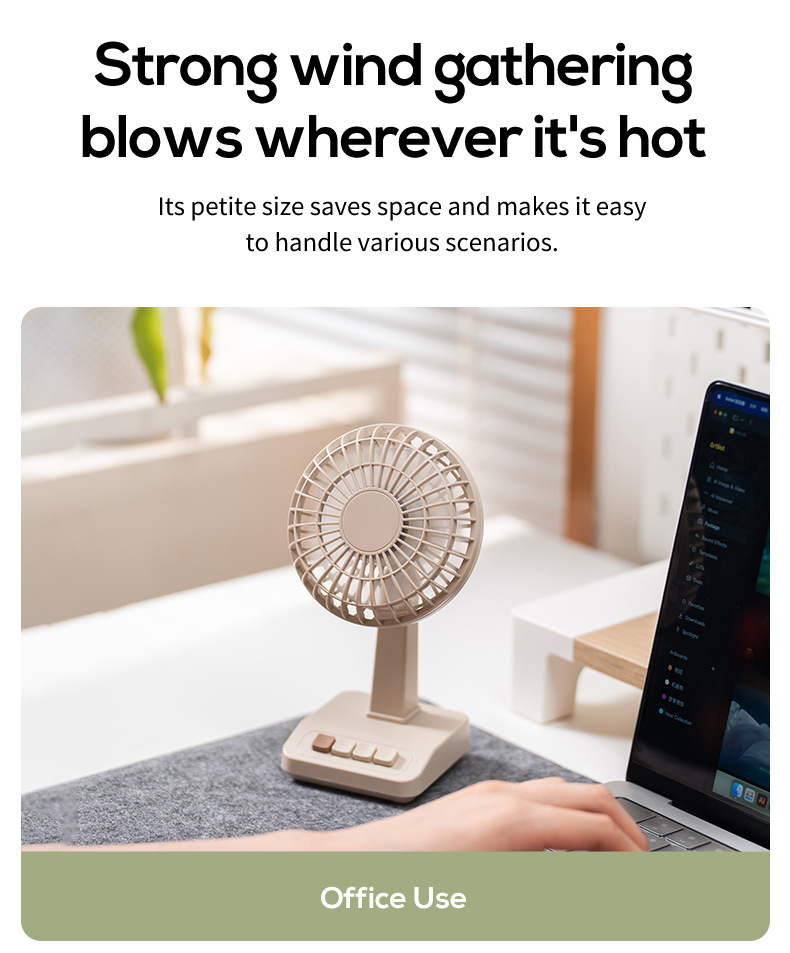2026 New Retro Desktop Fan Por - Usb Desk Fan のレビューと価格