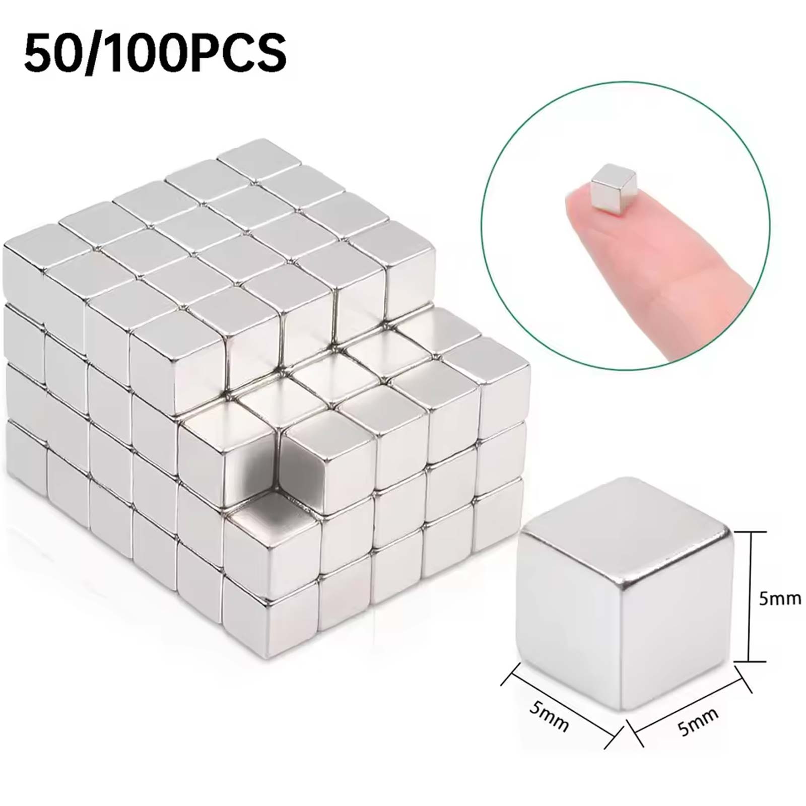 50/100 Pcs Small Square Magnet - Whiteboard Magnetic のレビューと価格