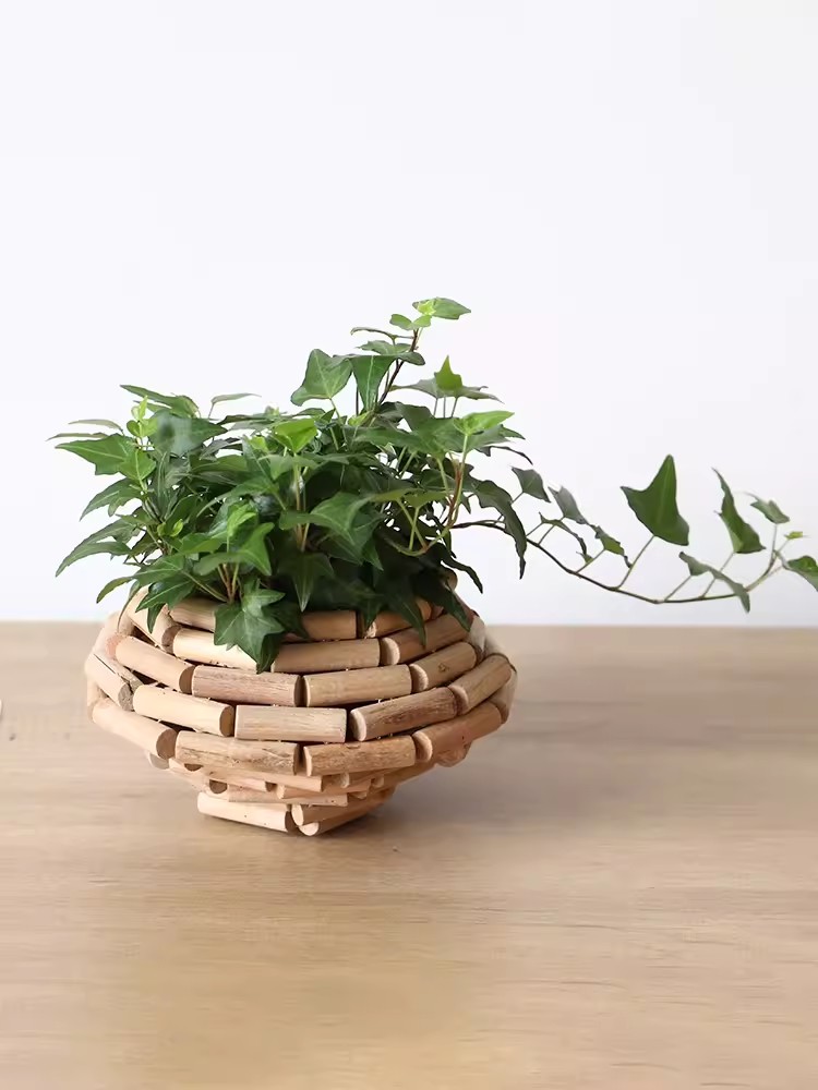 Log vase vintage ornaments liv - Home Office Login のレビューと価格