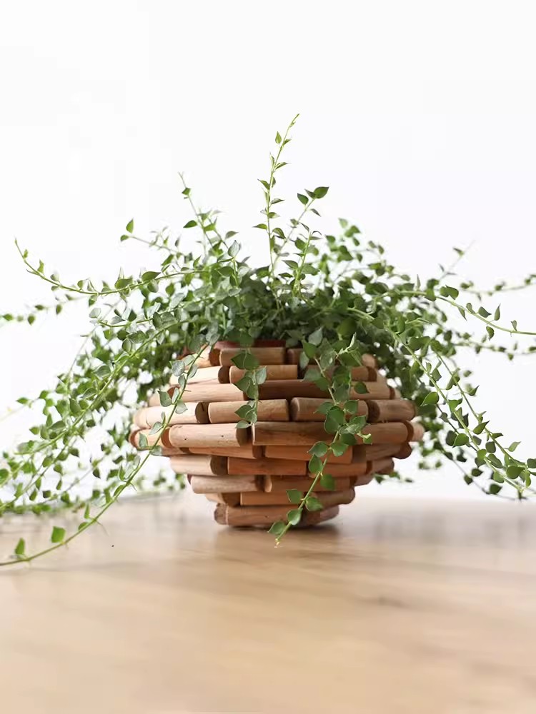 Log vase vintage ornaments liv - Home Office Login のレビューと価格