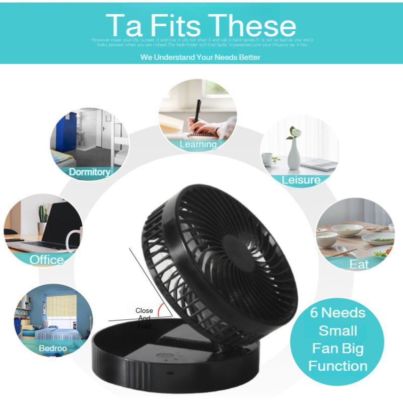 Retractable Fan Portable Mini  - Usb Desk Fan のレビューと価格