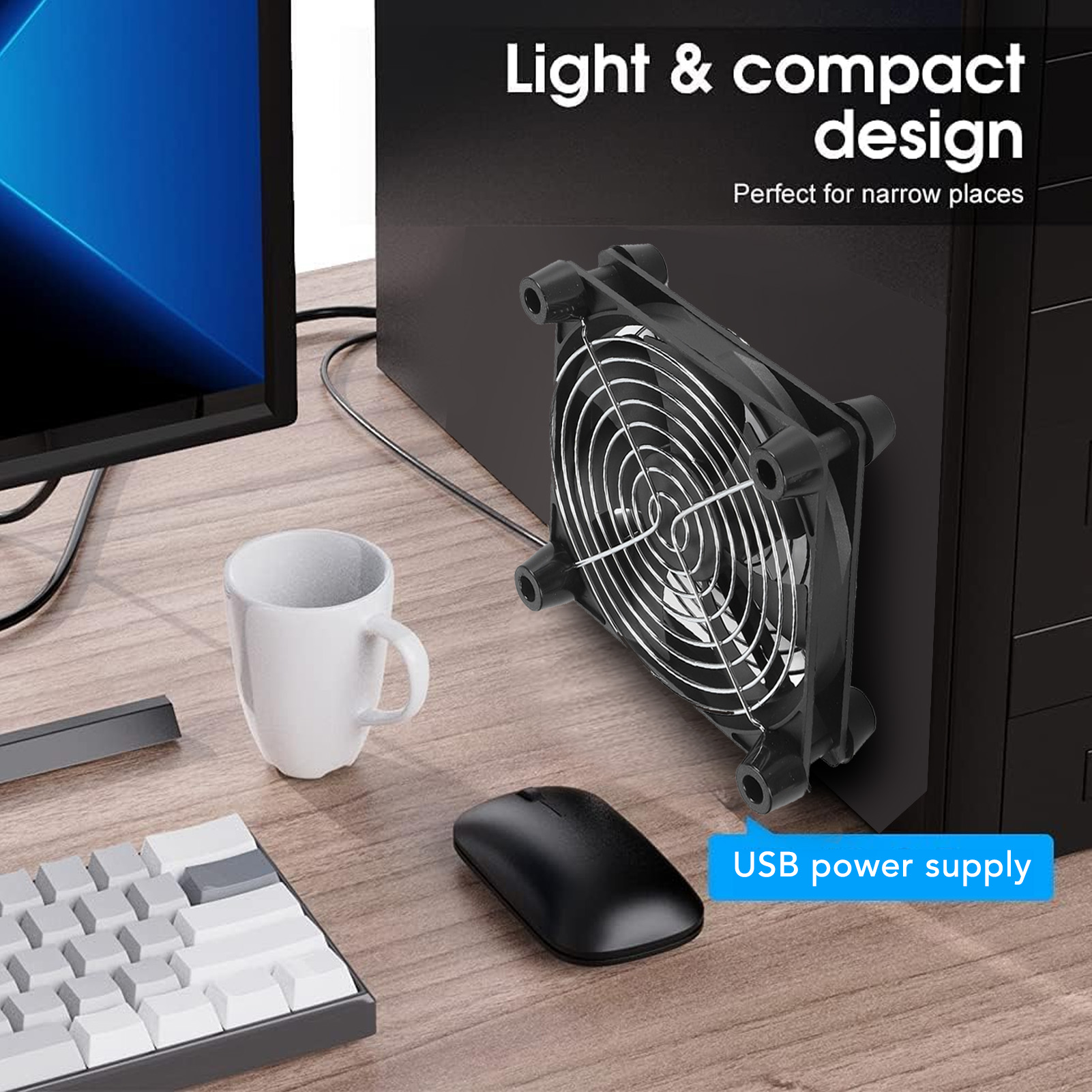 140mm Computer Case Fan 3 Spee - Usb Desk Fan のレビューと価格