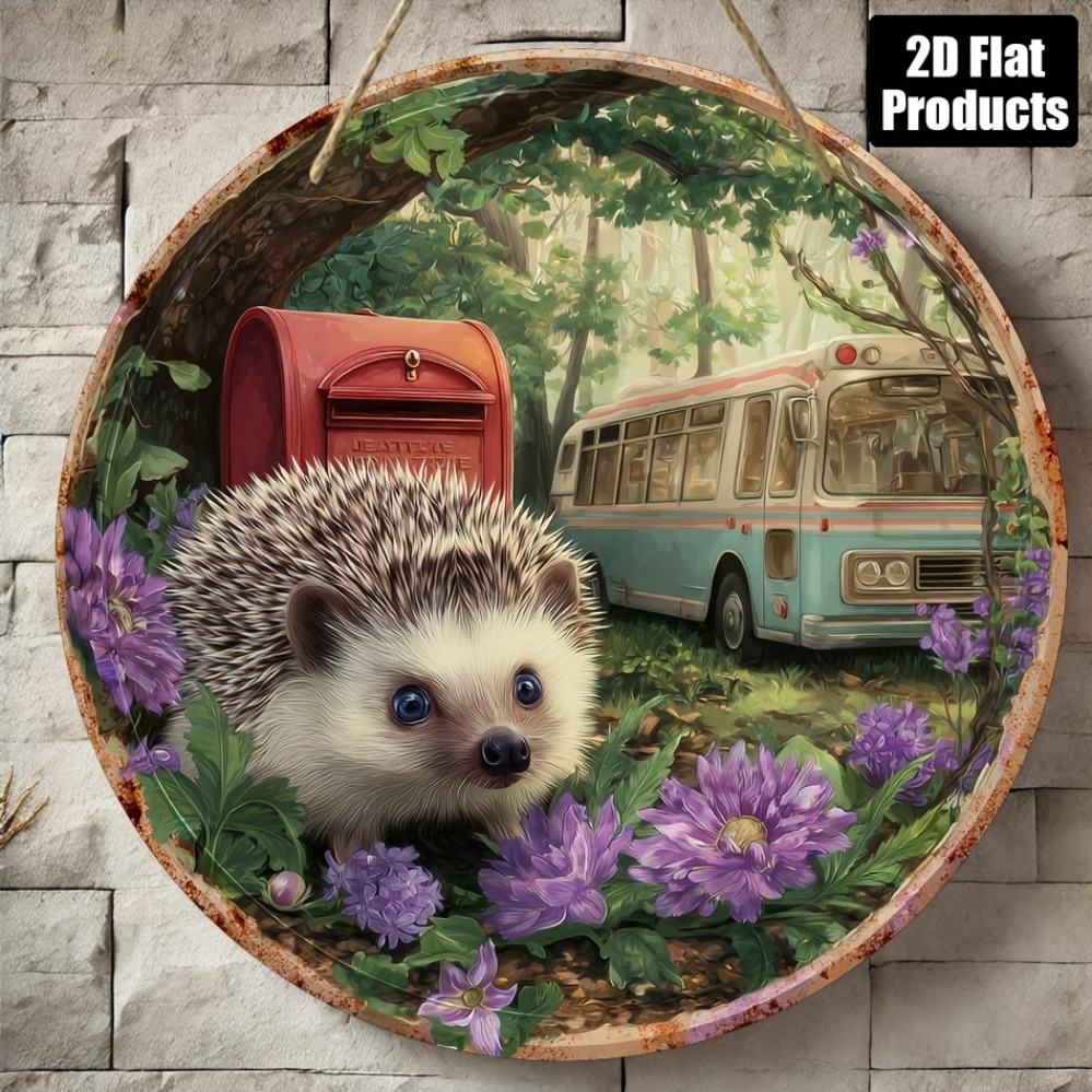 2D Metal Sign, Hedgehog Theme  - Home Office Gif のレビューと価格