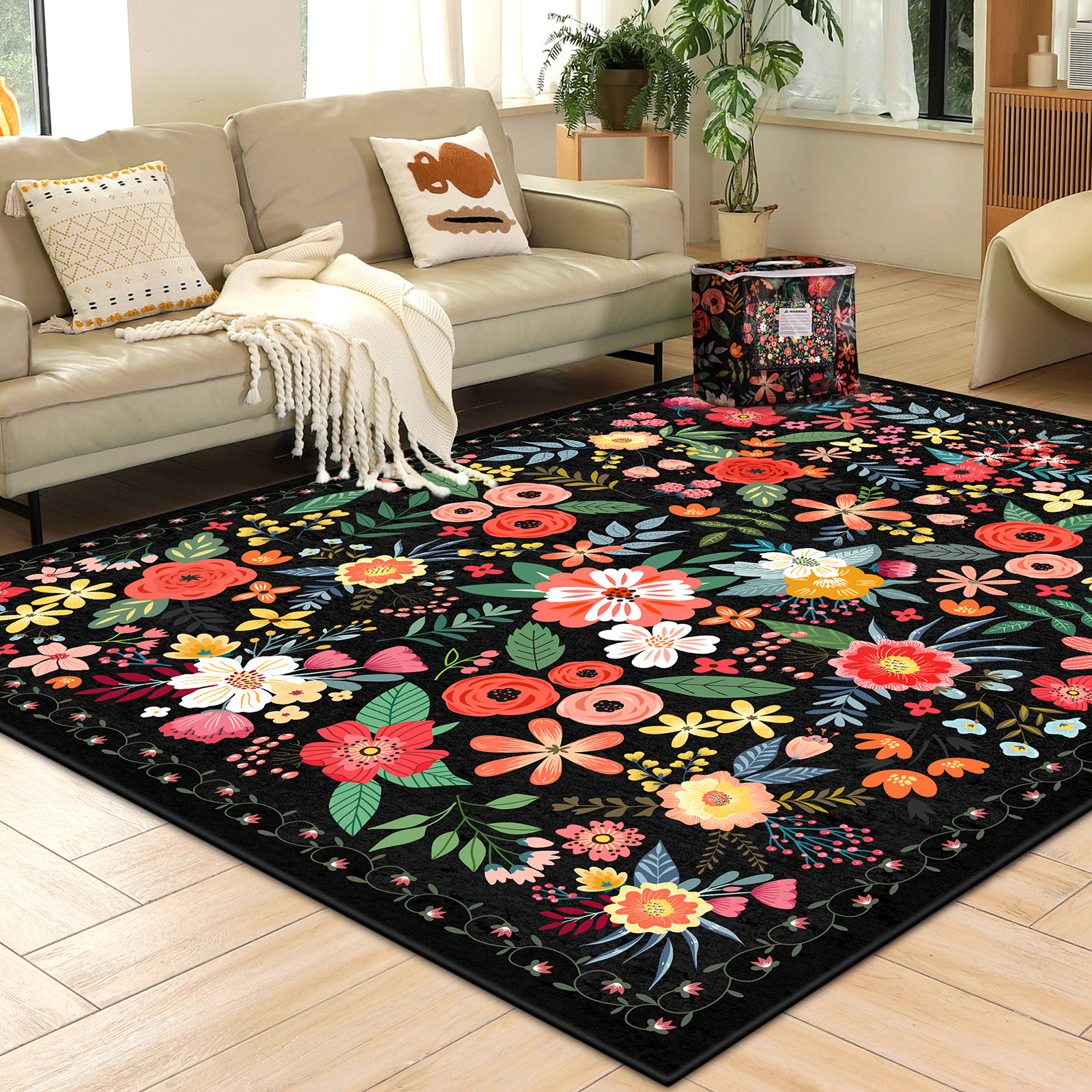 8' X 10' Area Rug Boho Soft Ca - Home Office X Post のレビューと価格