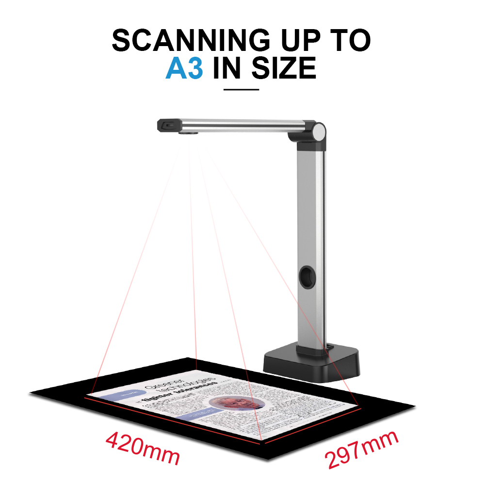 JOYUSING  L14 14MP HD Book & D - Document Scanner Portable のレビューと価格