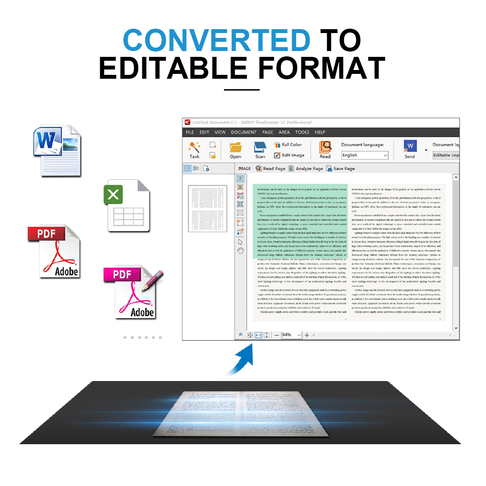 JOYUSING  L14 14MP HD Book & D - Document Scanner Portable のレビューと価格