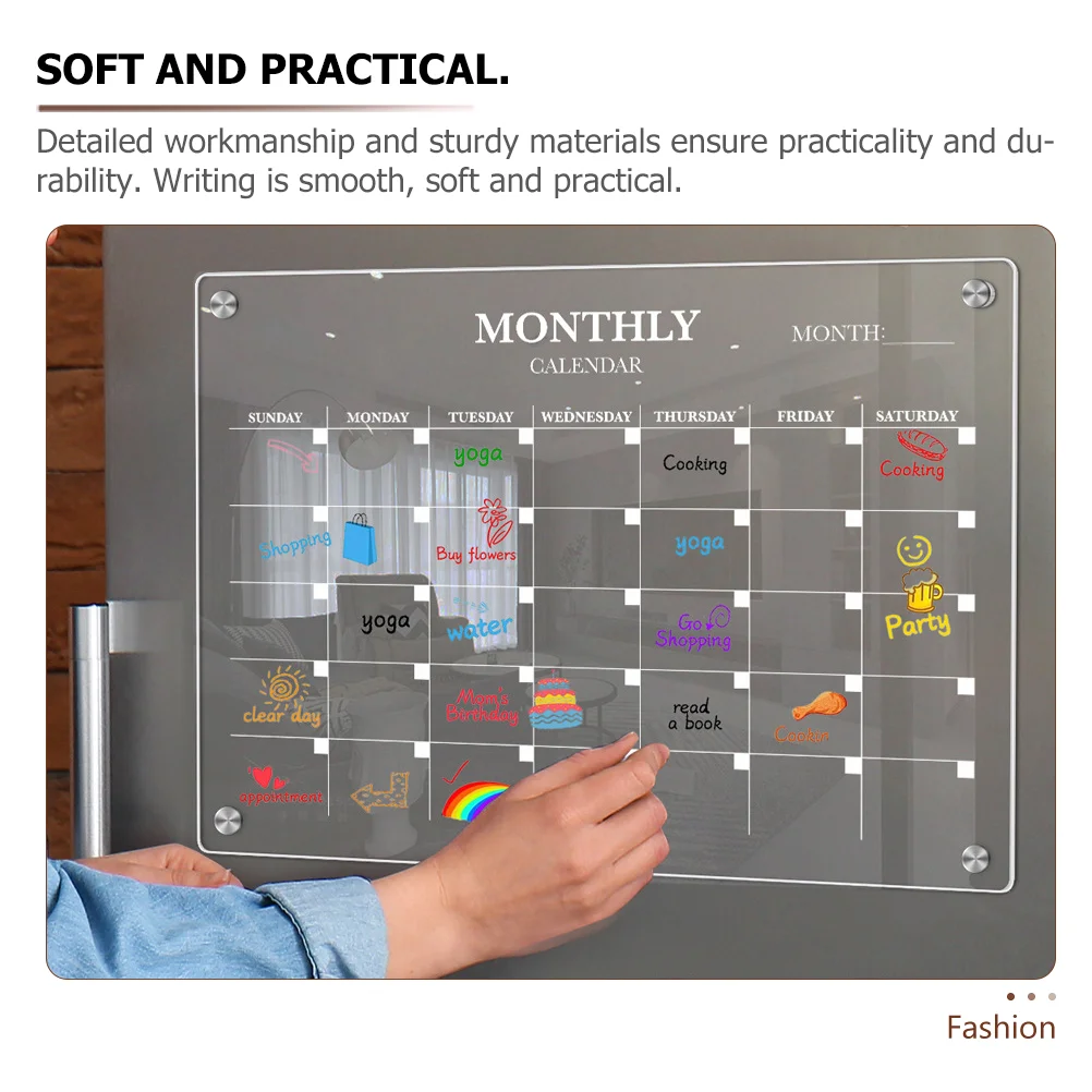 Magnetic Fridge Board Acrylic  - Whiteboard Magnetic のレビューと価格