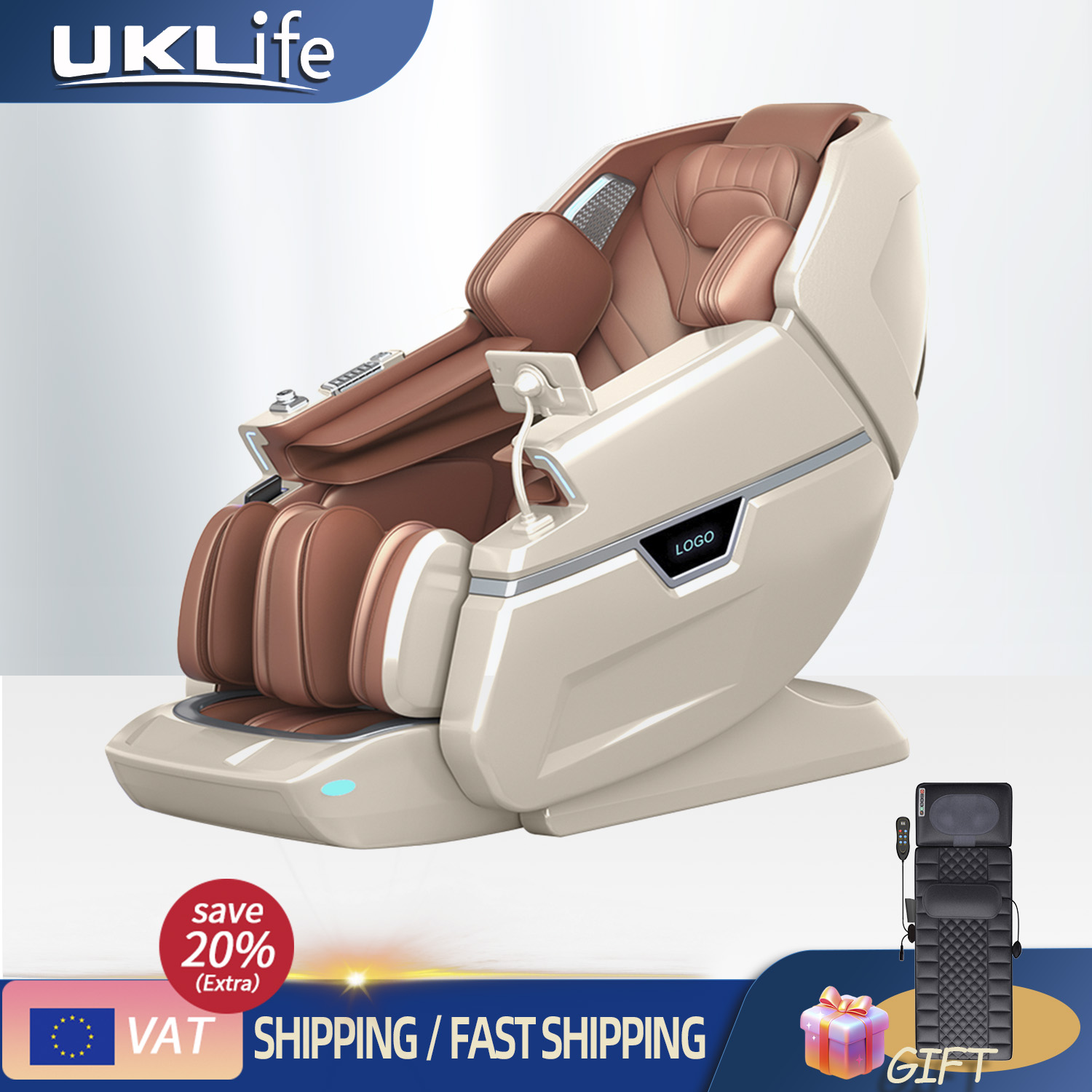 4D Zero Gravity Massage Chair  - Home Office With Sofa のレビューと価格