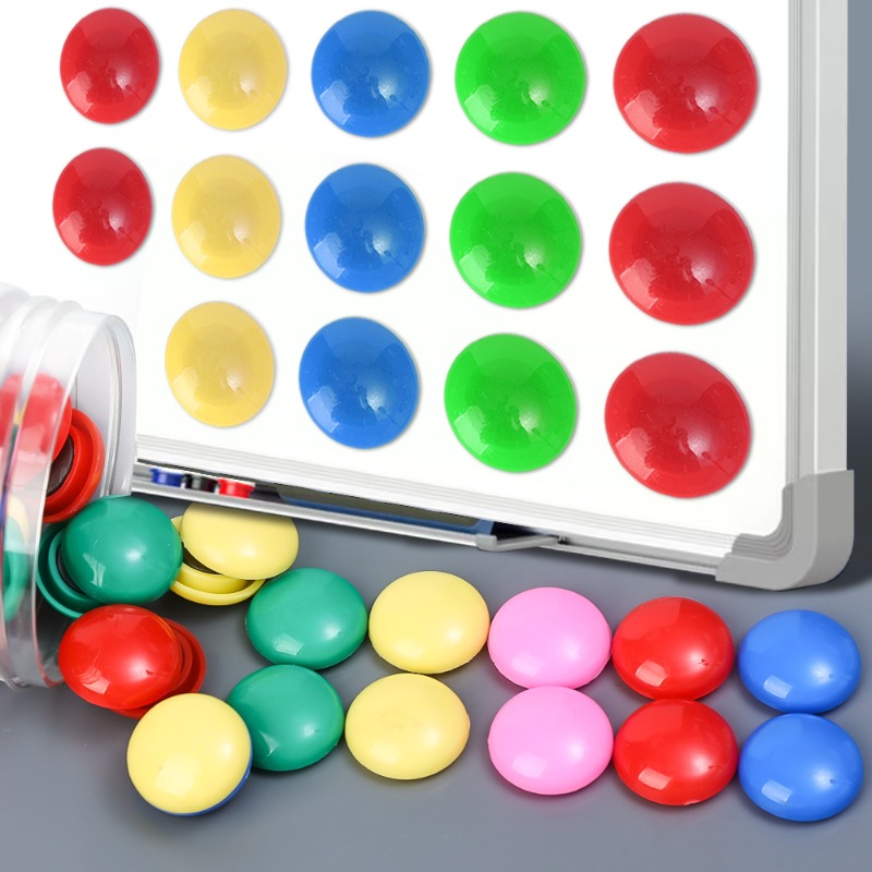 80/6Pcs Round Fridge Magnet Sh - Whiteboard Magnetic のレビューと価格