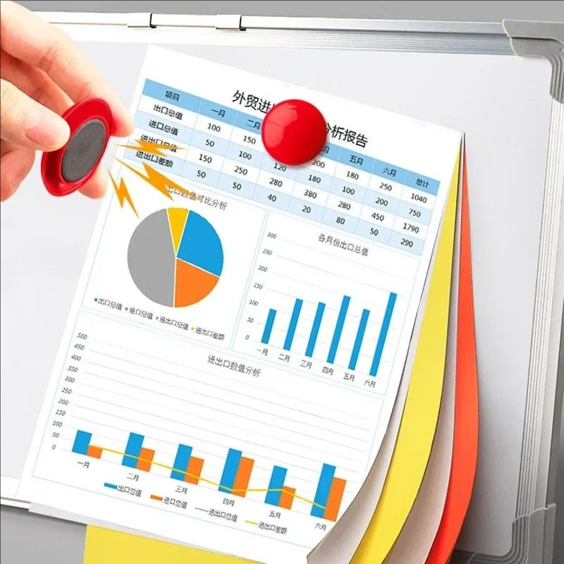 80/6Pcs Round Fridge Magnet Sh - Whiteboard Magnetic のレビューと価格