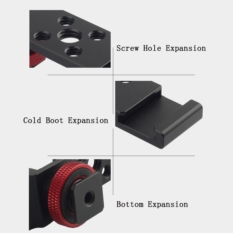 Aluminum Cold Shoe Mount Brack - Monitor Arm Dual のレビューと価格