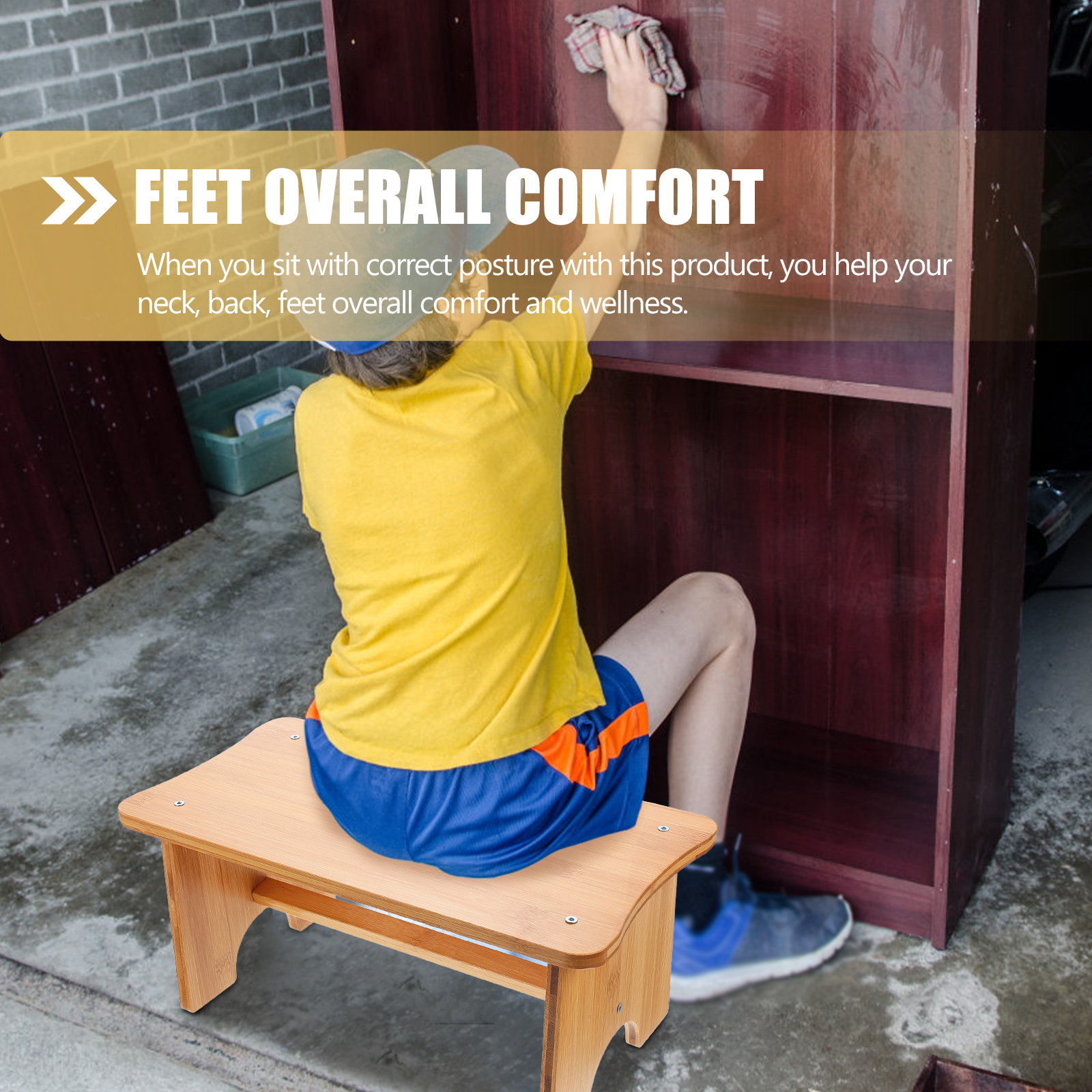 Foot Rest Stool Reasonable Siz - Home Office With Sofa のレビューと価格