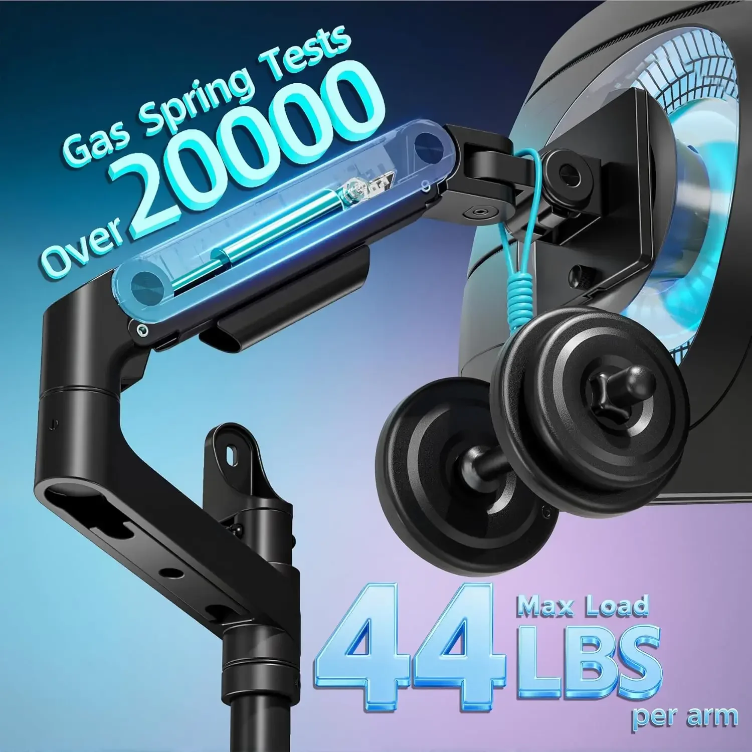 Dual Monitor Wall Mount for 17 - Monitor Arm Dual のレビューと価格