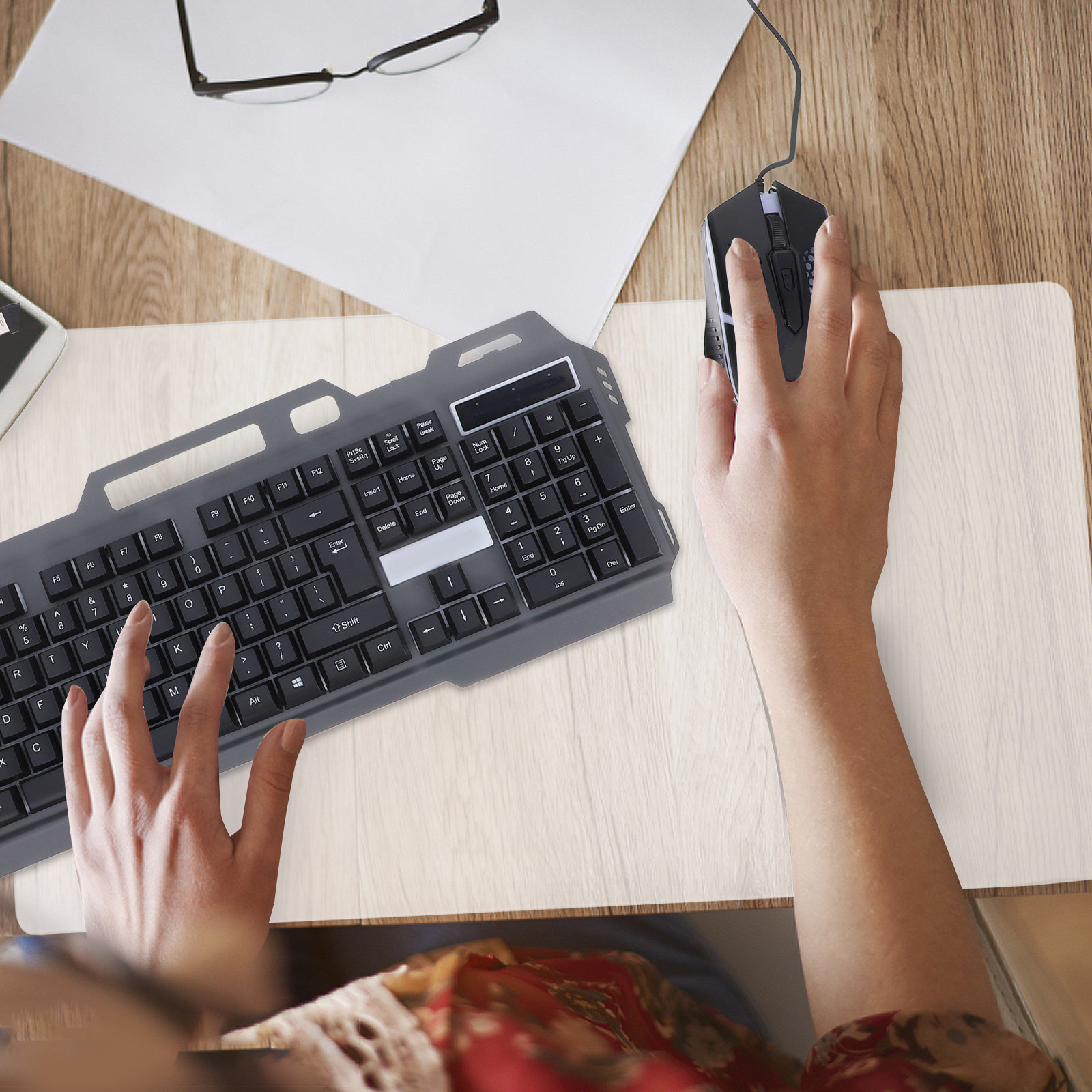 Clear Desk Protector Mat PVC T - Home Office Laptop のレビューと価格